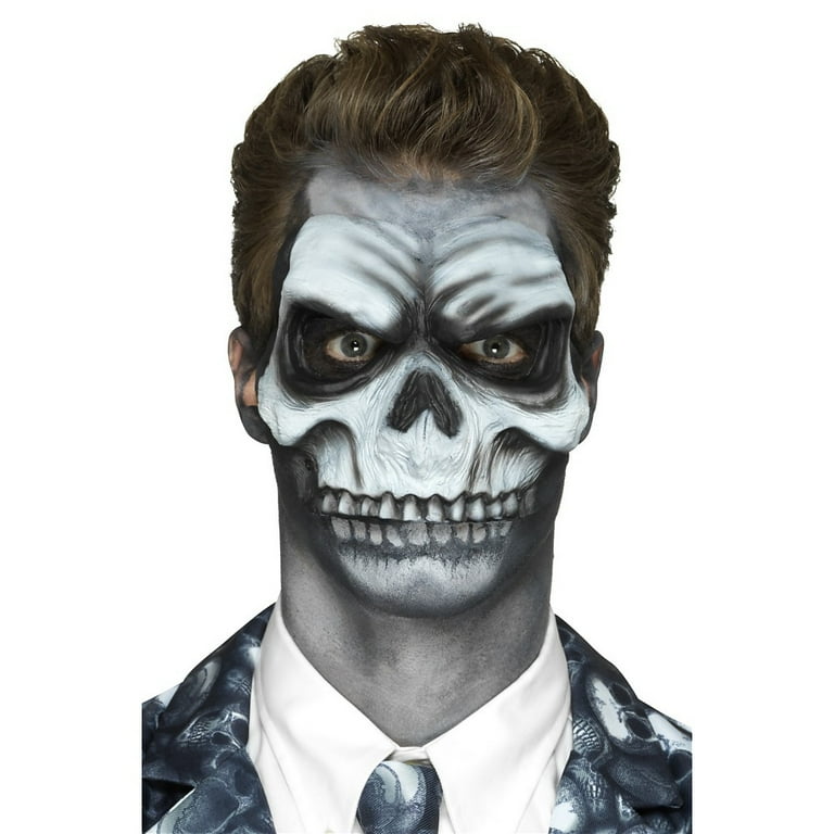 Foam Latex Skeleton Face Prosthetic Adult White Foam Latex Skeleton Face Prosthetic Adult White