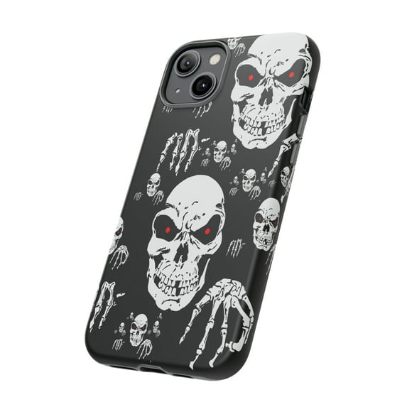 Skull Headed Tough iPhone 15 Case-iPhone-iPhone 14-Gothic iPhone Case