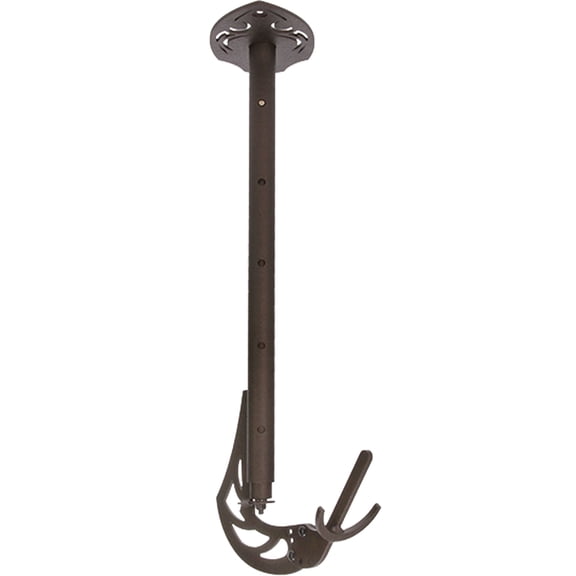Skull Hooker Ceiling Hooker Antler Mount – Adjustable Swivel Ceiling Display, Powder-Coated Brown, SKH-CH-BRN