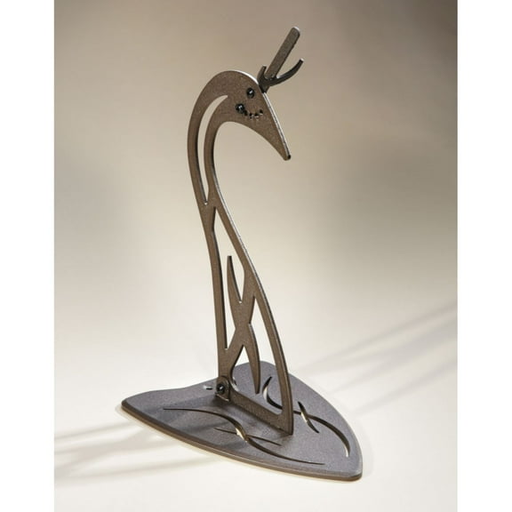 Skull Hooker Table Hooker Powder Coated Steel Trophy Mount - Perfect Kit for Table Display of Taxidermy Deer Antlers and Other Skulls, Robust Brown