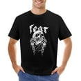 thumbnail image 1 of Skull Horror Death Metal Vintage T-shirt Mens Cotton Classic Crewneck Short Sleeve Tees Unisex Black XS, 1 of 5