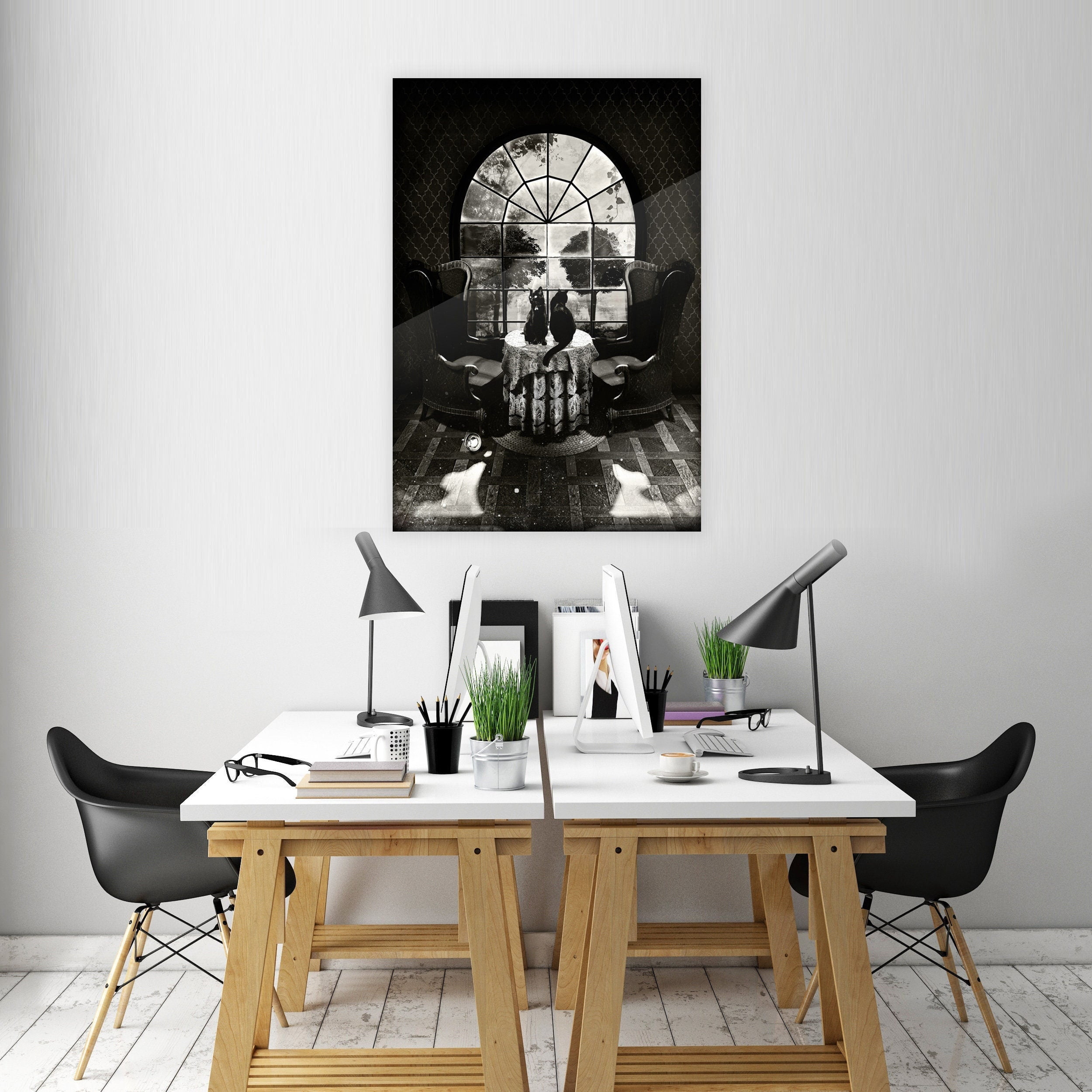 Skull Illusion Metal Gothic By Ali Gulec Poster , Poster Print Only ...