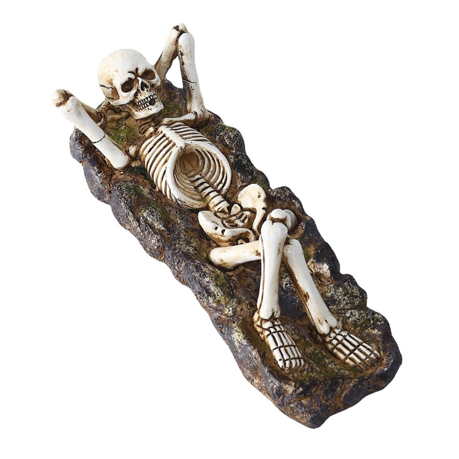 Skull Incense Holder for Creative Ghost Incense Stick Tray Aromatherapy Stand