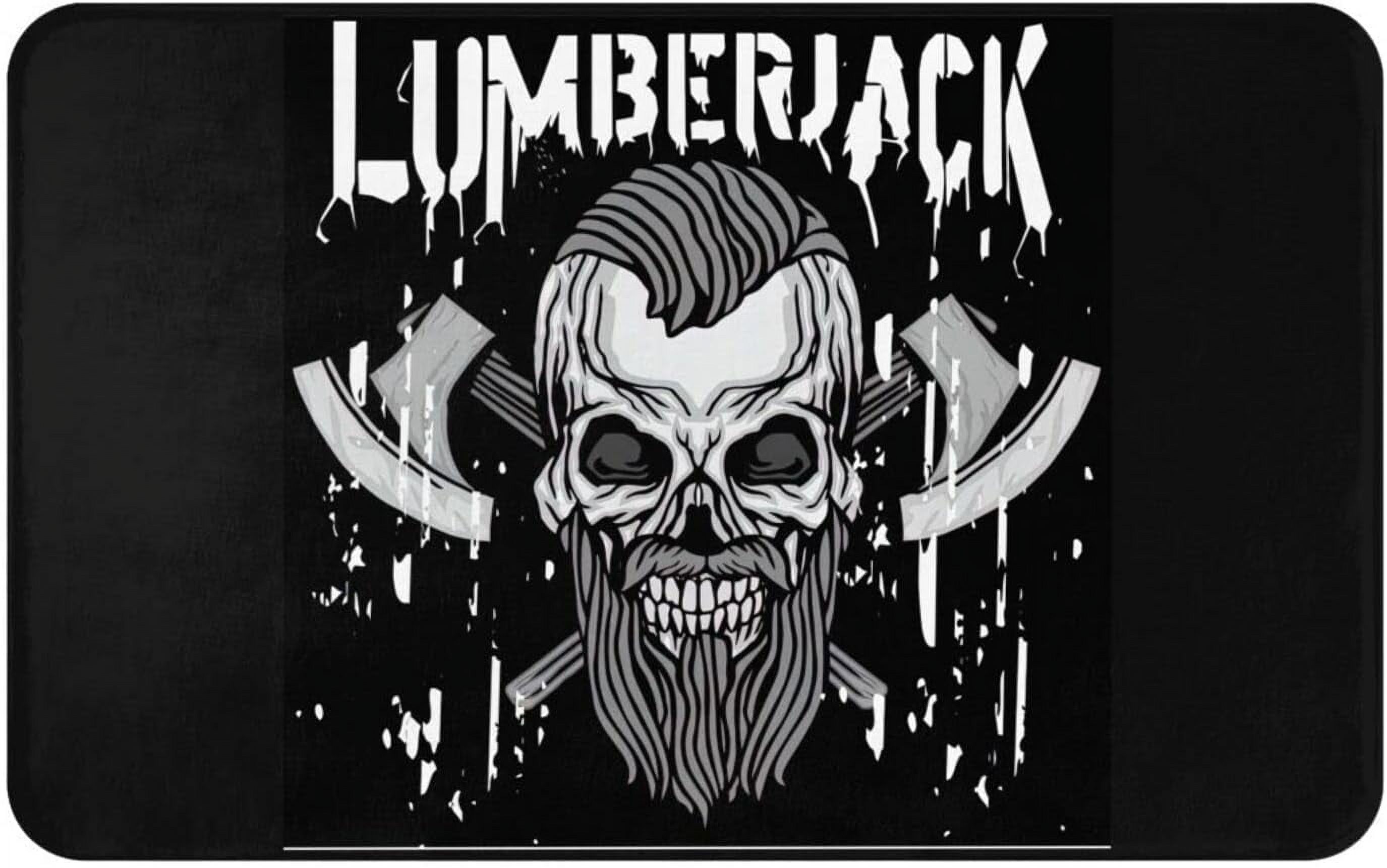 Skull Indoor Doormat NonSlip Front Door Mat, Bathroom