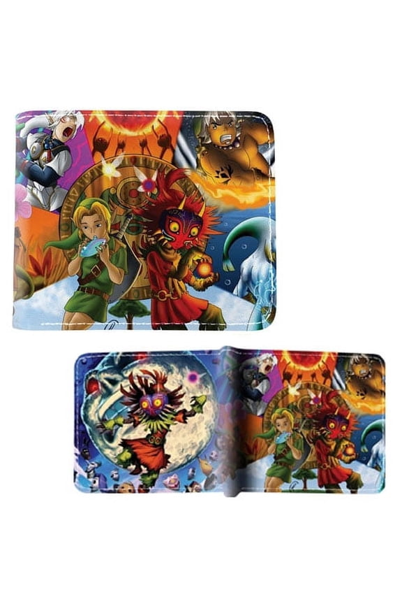 Skull Kid & Link - The Legend of Zelda 4x5" Bi-Fold Wallet