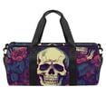thumbnail image 1 of Skull Large Capacity Basketball Gym Bag with Interior Zipper Pocket - 17.7 inches - Dance Bag - Travel Tote, 1 of 6