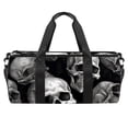 thumbnail image 1 of Skull Large Capacity Sports Bag, Gym Bags for Basketball and Soccer, 17.7 Inches with Interior Zipper Pocket, 1 of 6