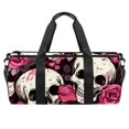 thumbnail image 1 of Skull Large Capacity Sports Bag with Interior Zipper Pocket, Size 17.7 Inches - Weekender, Shoe, Soccer, Basketball - Gym, Travel, Workouts, 1 of 6