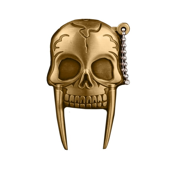 Skull Lighter - Windproof Metal Skull Design, Multifunctional, Refillable Adjustable Flame, Gift for Men