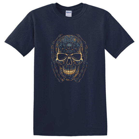Skull Made Of Scrap Graphic T-Shirt