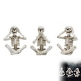 thumbnail image 1 of Skull Mask Set 3 Pcs, Halloween Skull Decor Gothic Skeleton Ornaments Decorations, Three Wise Monkeys Skull Ornaments for Ghost Festival Garden Home Decorations, 1 of 7