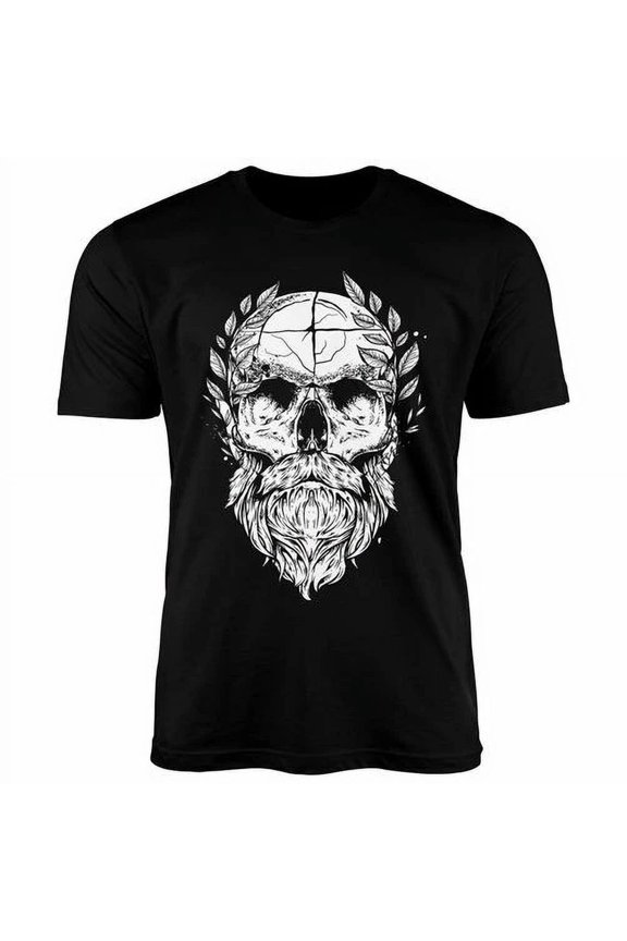 Skull Mt Beard Laurel Beard Skull Printshirt Unisex S-5XL Hot Trending Shirt, Vintage Birthday Gift