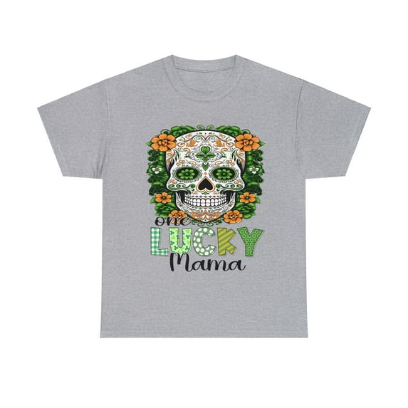 Skull One Lucky Mama St Patricks Day Shirt, Lucky Mom shirt ID-0131-8VJS
