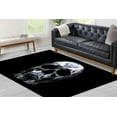 thumbnail image 1 of Skull With Ornate Pattern Rug, Luxury Rug, Black Rugs, Bathroom Rugs, Modern Rug, Abstract Skull Rug, Bedroom Rugs, Front Door Rug, Loft Rug, 3.3'x9.2' - 100x280 cm, 1 of 5