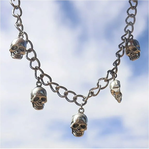 Skull Pendant Necklace All-match Men And Women