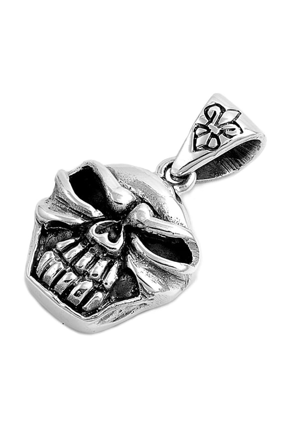 Skull Pendant Sterling Silver