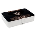 thumbnail image 1 of Skull Portable PU Leather Organizer Box with Removable Compartment for Jewelry Display and Storage - Jewelry Boxes Included, 1 of 6