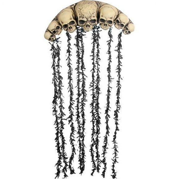 Skull Portiere Halloween Prop
