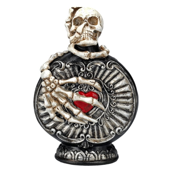Pacific Giftware Skull Topper Love Potion Bottle Gothic Decor Figurine 8 Tall