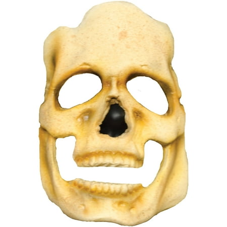 Skull Foam Latex Prosthetic Adult Halloween Accessory Beige Color
