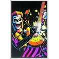 thumbnail image 1 of Skull Rocker Laminated Blacklight Poster - 23.5" x 35.5", 1 of 2