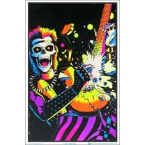 Skull Rocks Black Light Poster 23 x 35