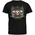thumbnail image 1 of Skull & Roses Black Adult T-Shirt - X-Large, 1 of 1