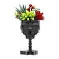thumbnail image 1 of Skull Roses Bouquet Building Blocks Set 592PCS Gothic Skull Planter with Floral Arrangement Dark Aesthetic Display Decor Collectible DIY Construction Kit, 1 of 7