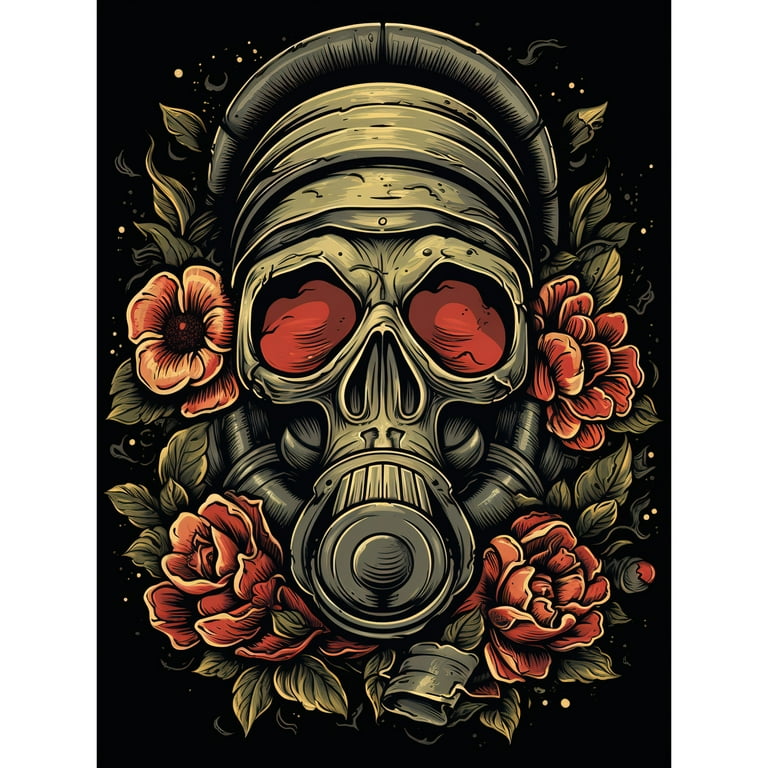 Rockabilly Card Mask Rockabilly Card Mask