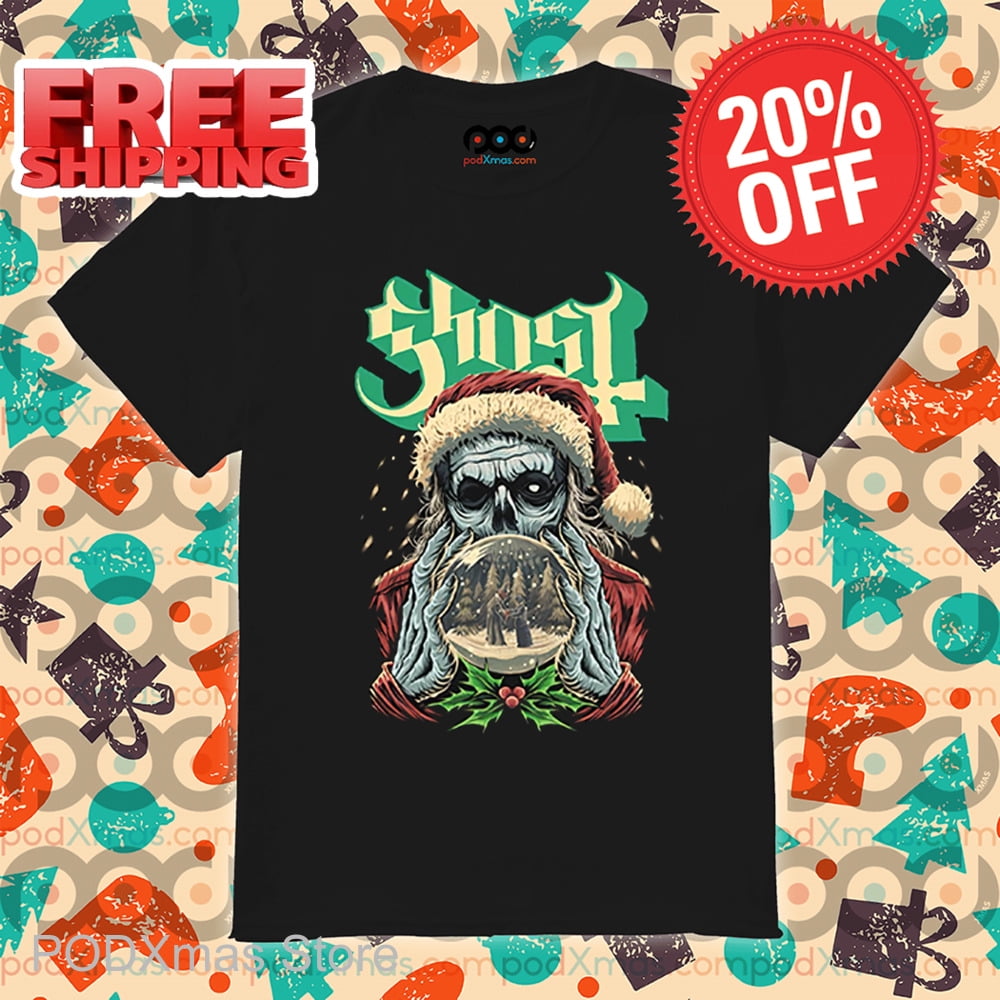 Skull Santa Claus Ghost Christmas 2024 Shirt Unisex Short Sleeve