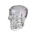 thumbnail image 1 of Skull Shaped Whiskey Glasses,23.7 oz Heavy Base Skeleton Drinking Cup | Clear Round Mouth Cocktail Glasses for Halloween Decor,Gifts for Cocktail Lovers, 1 of 6