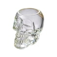 thumbnail image 1 of Skull Shaped Whiskey Glasses,5 oz Heavy Base Skeleton Drinking Cup | Clear Round Mouth Cocktail Glasses for Halloween Decor,Gifts for Cocktail Lovers, 1 of 6
