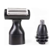 Skull Shaver Electric Shaver and Nose Trimmer Attachment Bundle, 2-Piece