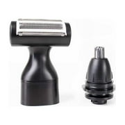 Skull Shaver Electric Shaver and Nose Trimmer Attachment Bundle, 2-Piece