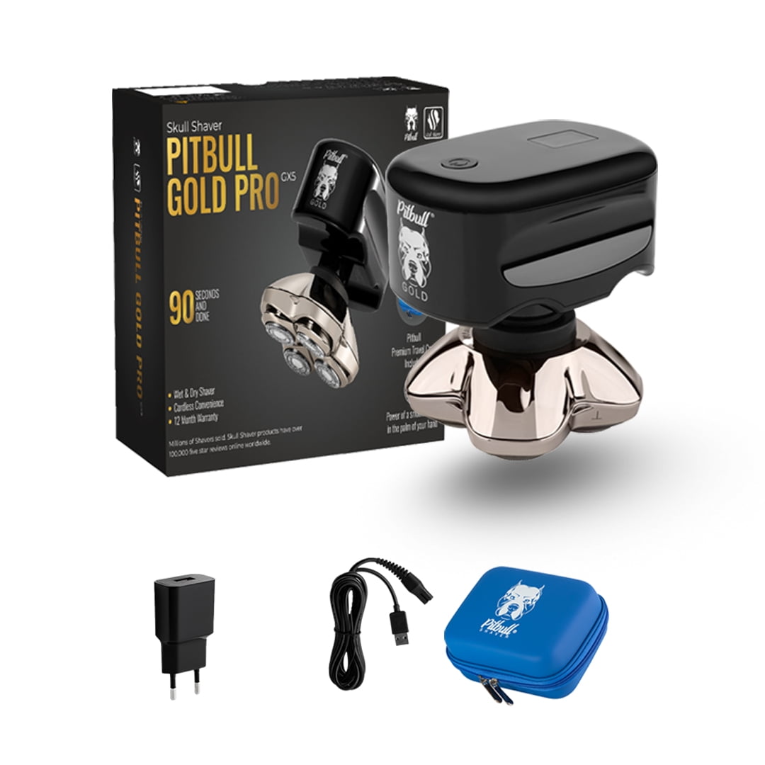 Skull Shaver Pitbull Gold PRO GX5 head and face Shaver Skull Shaver Pitbull Gold PRO GX5 head and face Shaver