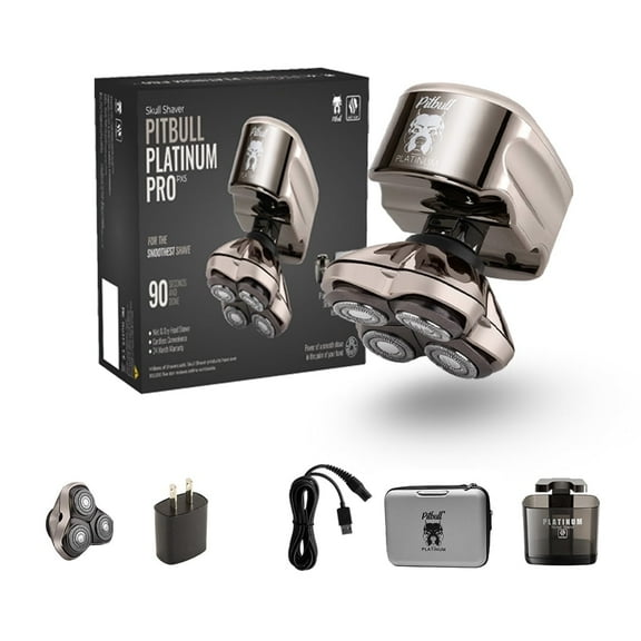 Pitbull Platinum PRO PX5 Head & Face Shaver | 2025 Version (Bonus blade included) | Verified Seller  Skull Shaver | Refrain From Other Listed Resellers