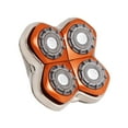 thumbnail image 1 of Skull Shaver Rugged 4-head replacement blade; gives stubble look; compatible with SS Shaver, 1 of 5