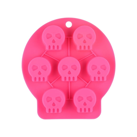 Skull Silicone Ice Cube Mold Food‑Grade Reusable Easy‑Release Large Ice Tray Chocolate Candy DIY Baking Mold