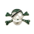 thumbnail image 1 of Skull Skeleton Belt Buckle Fashion Costume Gothic Tattoo Tribal Bling, 1 of 2
