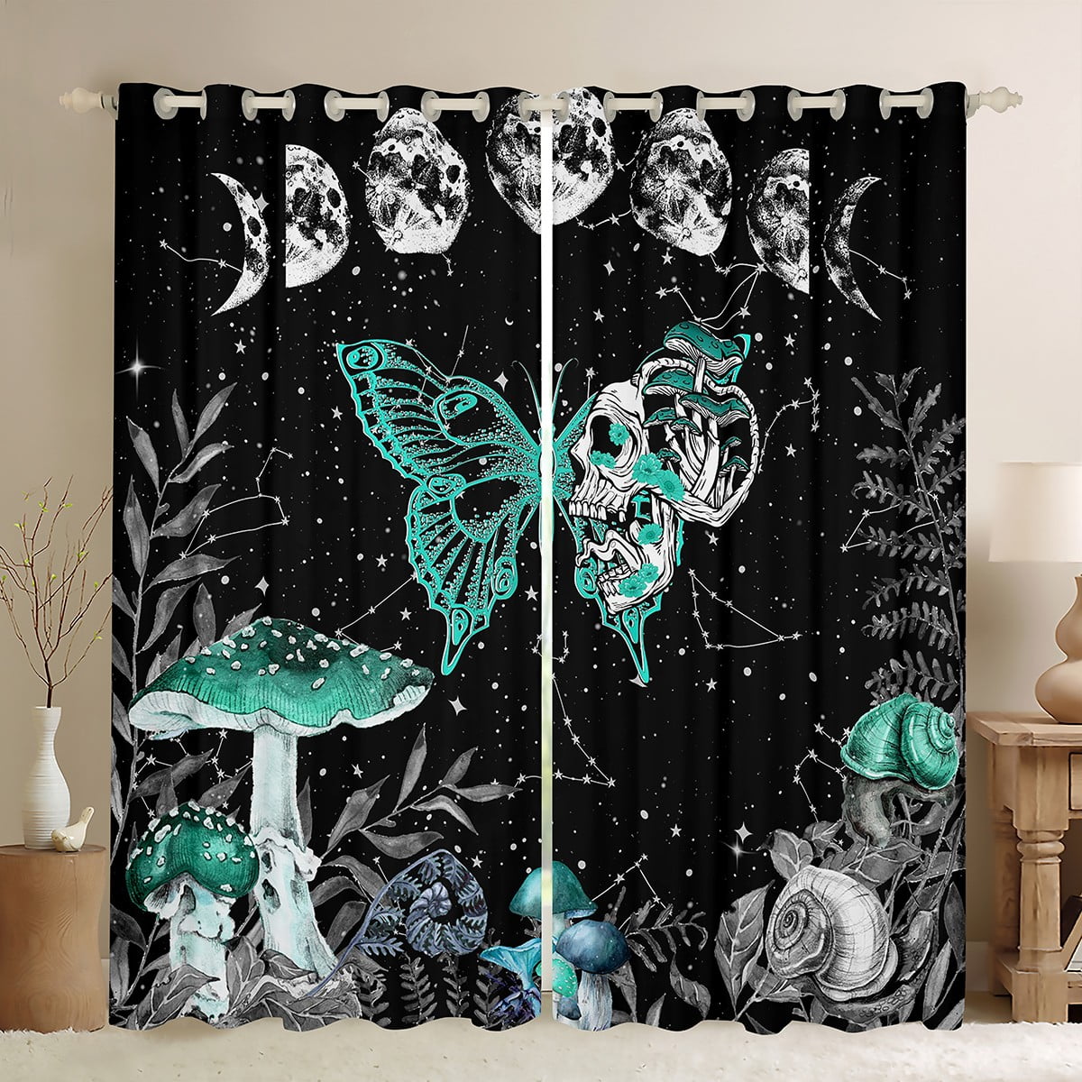Canyon Bones Quilted Curtains NCU0PTT2708