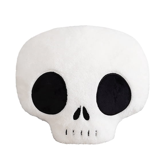 Skull Skeleton Pillows Decorative Throw Pillows for Sofa Bed Couch Stuffed Gothic Party Outdoor Home Decorations Halloween Skeleton Decor Cushion for Living Room Office 15 Inch
