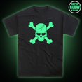 Skull Skeleton Scary Pirate Piracy Bones Halloween Glow in the Dark ...