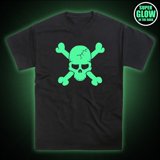 Skull Skeleton Scary Pirate Piracy Bones Halloween Glow in the Dark ...