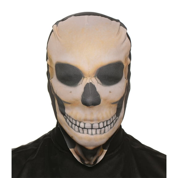 UNDERWRAPS Adults Skull Skin Mask - Halloween Accessories for Men & Women, LARP Events, Cosplay Dress Up for Adults, Spooky Mask's