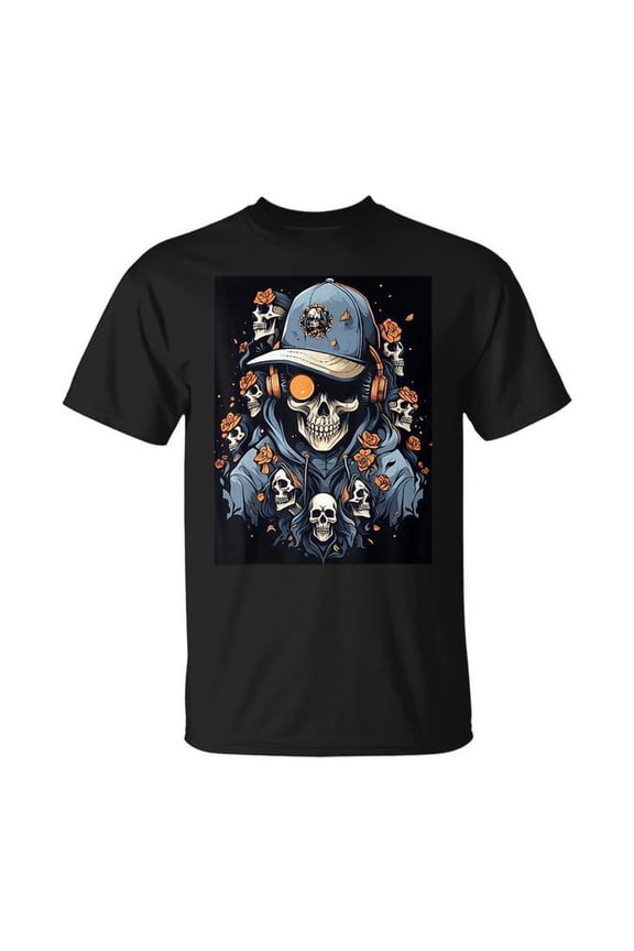 Skull Spectrum Bright Colors Define This Edgy Urban Graphic UnisexT-shirt