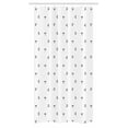 thumbnail image 1 of Skull Stall Shower Curtain, Skull Art Print Backdrops Minimalistic Features Abstract Design Artwork Print, Fabric Bathroom Set with Hooks, 36W X 72L Inches Long, Black and White, by Ambesonne, 1 of 1