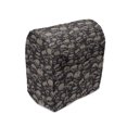 thumbnail image 1 of Skull Stand Mixer Cover, Grunge Scary Skulls Sketchy Graveyard Death Evil Face Horror Theme Design, Kitchen Appliance Organizer Bag Cover with Pockets, 5 Quarts, Charcoal Grey Tan, by Ambesonne, 1 of 4