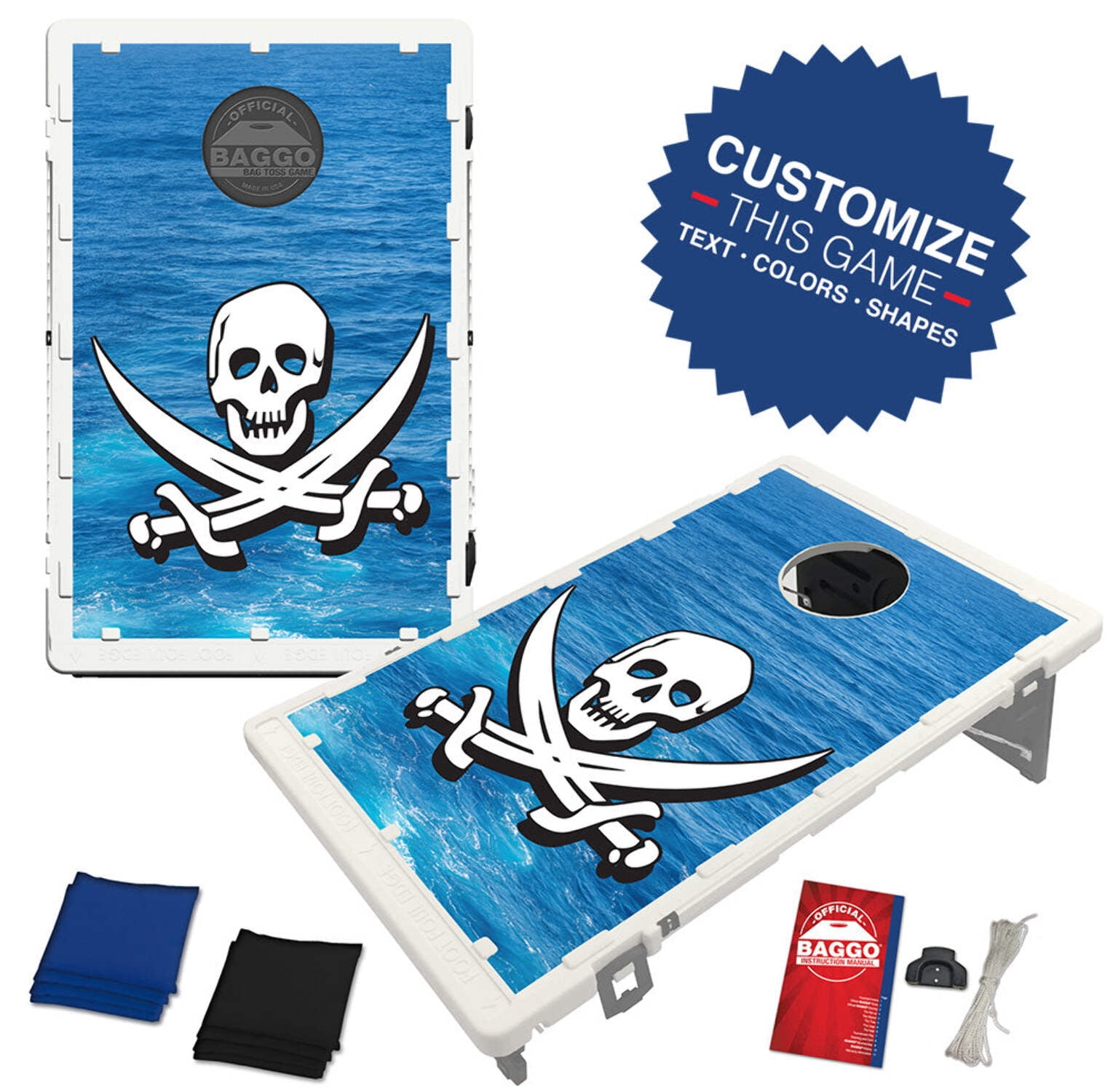 Amazon.com: BAGGO Classic Bean Bag Toss Game : Toys & Games