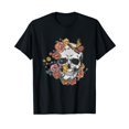 thumbnail image 1 of Skull T-Shirt for Men Women Cotton Summer Top Tee Fashion Casual Skeleton Short Sleeves, 1 of 2