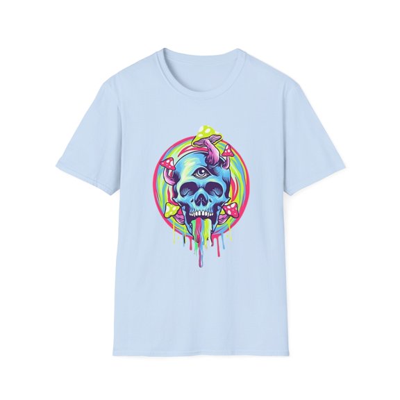 Skull Tee Shirt, Skeleton Shirt, Shirt with Skull, Shirt with Skeleton